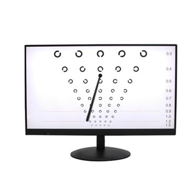 Grafico dell'acuità visiva digitale